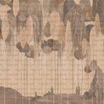 Abstract Mediterranean Cypress Tree Design MURAL WALLPAPER, Available in Various Paper Texture, Code SE309. It is Produced as 105 CM WIDE ROLL PANELS. - Image 4