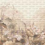 Floral Design MURAL WALLPAPER, Available in Various Paper Texture, Code SE310. It is Produced as 105 CM WIDE ROLL PANELS.
