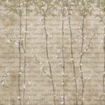 Cherry Blossom Tree Design, VINYL FABRIC TEXTILE Wall Mural in Different Texture, Code SE311. It is produced as ONE PIECE WITHOUT JOINT. - Image 3