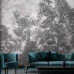 Tree Design, VINYL FABRIC TEXTILE Wall Mural in Different Texture, Code SE312. It is produced as ONE PIECE WITHOUT JOINT. - Image 5