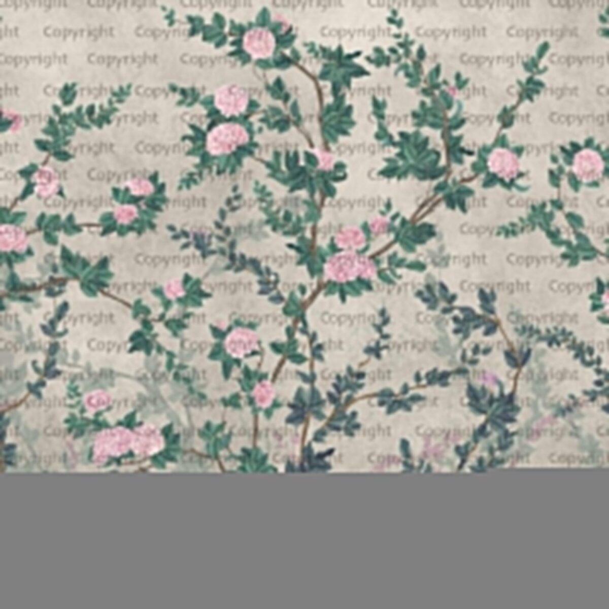 Floral Design MURAL WALLPAPER, Available in Various Paper Texture, Code SE313. It is Produced as 105 CM WIDE ROLL PANELS. - Image 3
