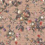 Floral Design, VINYL FABRIC TEXTILE Wall Mural in Different Texture, Code SE315. It is produced as ONE PIECE WITHOUT JOINT.