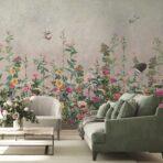 Floral Design MURAL WALLPAPER, Available in Various Paper Texture, Code SE320. It is Produced as 105 CM WIDE ROLL PANELS. - Image 6