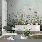 Floral Design MURAL WALLPAPER, Available in Various Paper Texture, Code SE320. It is Produced as 105 CM WIDE ROLL PANELS. - Image 7