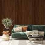 MDF Antibacterial Surface Wall Panel Dark Cinnamon Colour Code APM202 - Image 2