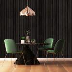 MDF Antibacterial Surface Wall Panel Dark Charcoal Colour Code APM203 - Image 3