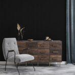 MDF Soft Touch Antibacterial Surface Wall Panel Dark Charcoal Code APM502