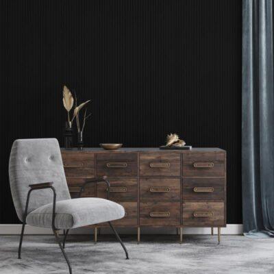 MDF Soft Touch Antibacterial Surface Wall Panel Dark Charcoal Code APM502