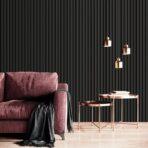 MDF Soft Touch Antibacterial Surface Wall Panel Dark Gray Code APM503 - Image 3