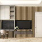 MDF Soft Touch Antibacterial Surface Wall Panel Mink Dark Code APM901 - Image 3