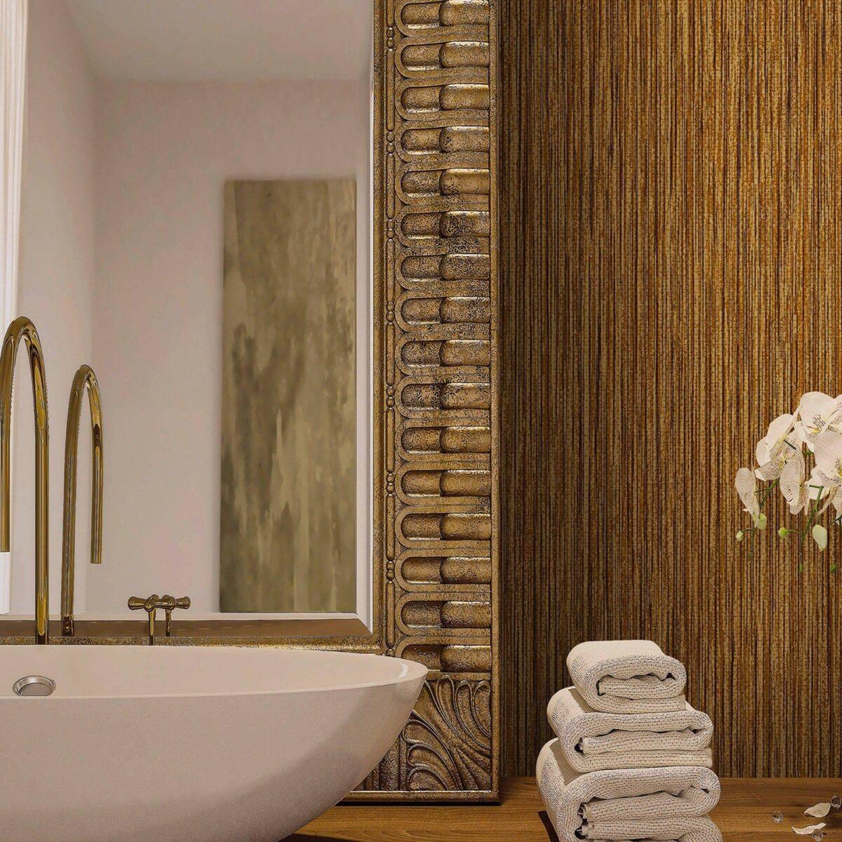 Minimalist textured wallpaper Dark Brown Code 5801-5 - Image 2