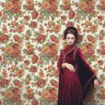 Blooming Roses Floral Pattern Wallpaper Cooper Orange Red Code 5806-5 - Image 2