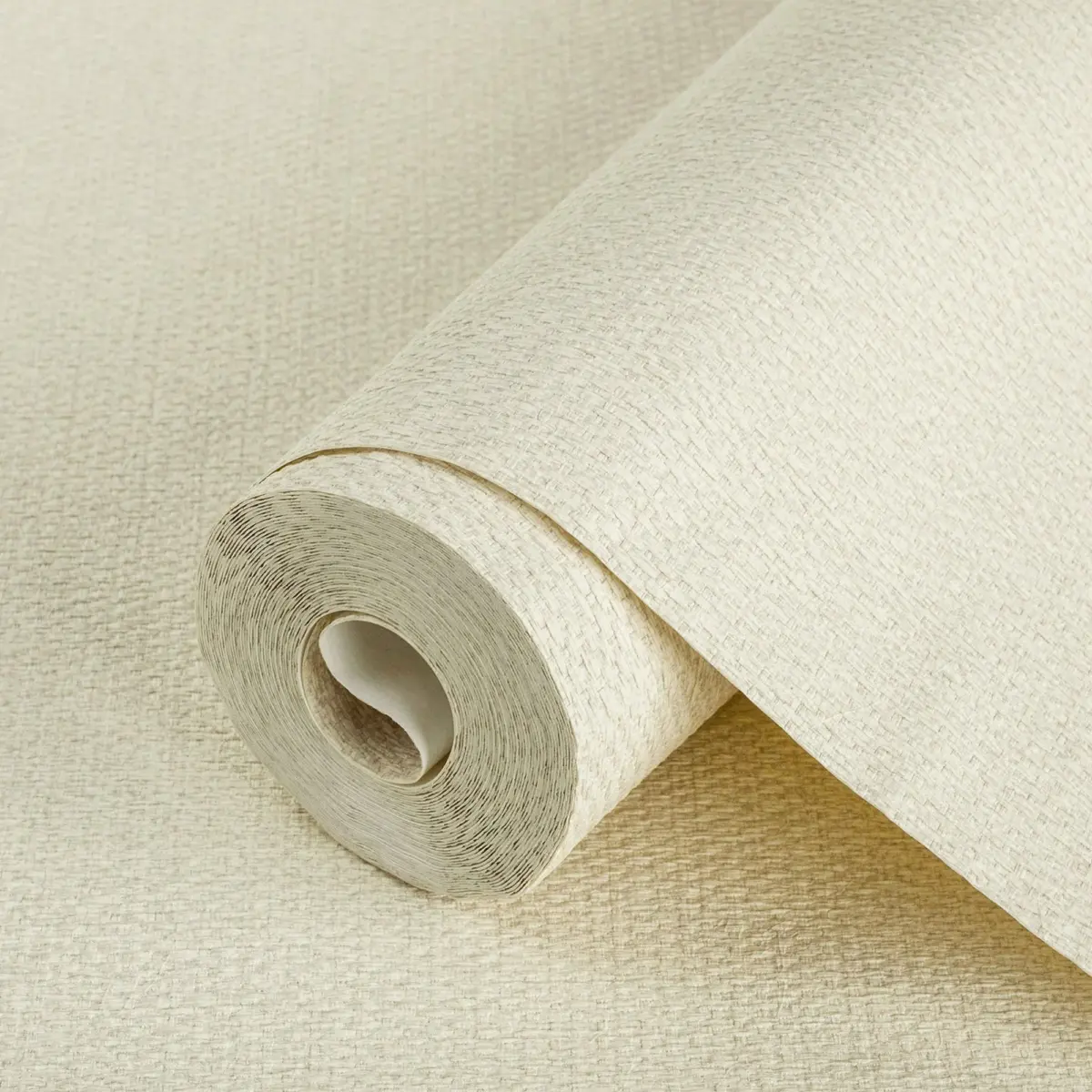 Flat Pattern Wallpaper White Cream Code 1013-1 - Image 1