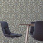 Damask Pattern Wallpaper Beige Dark Code 6802-4 - Image 2