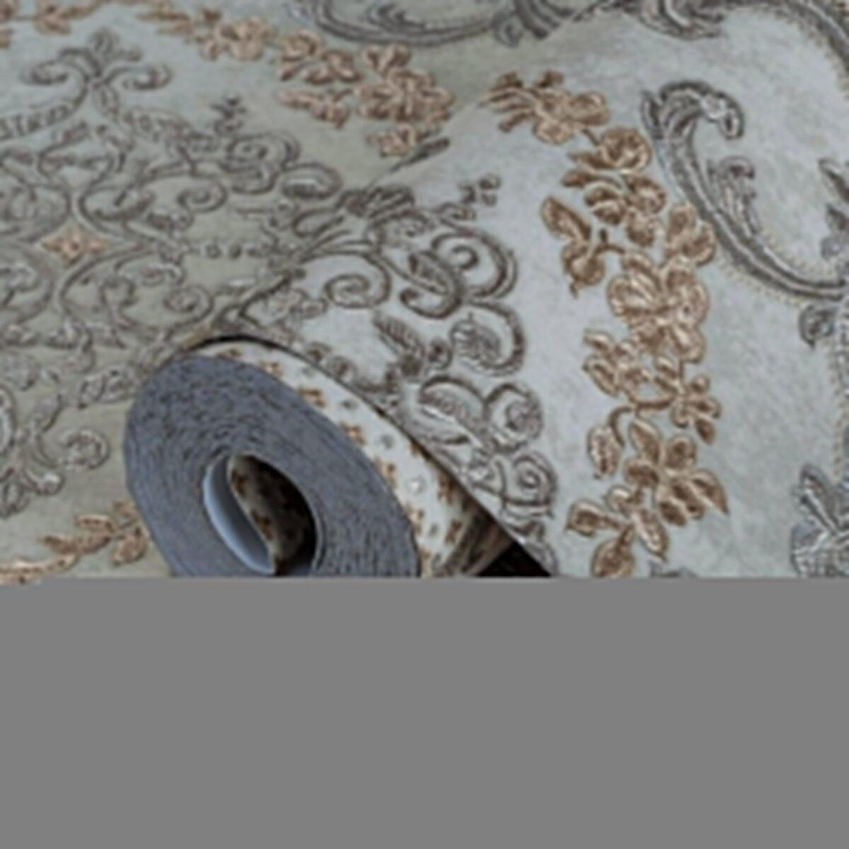 Damask Pattern Wallpaper Beige Dark Code 6802-4 - Image 1