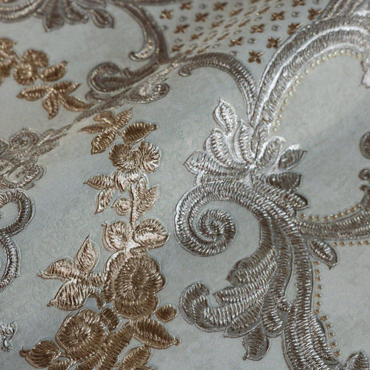 Damask Pattern Wallpaper Beige Dark Code 6802-4 - Image 4