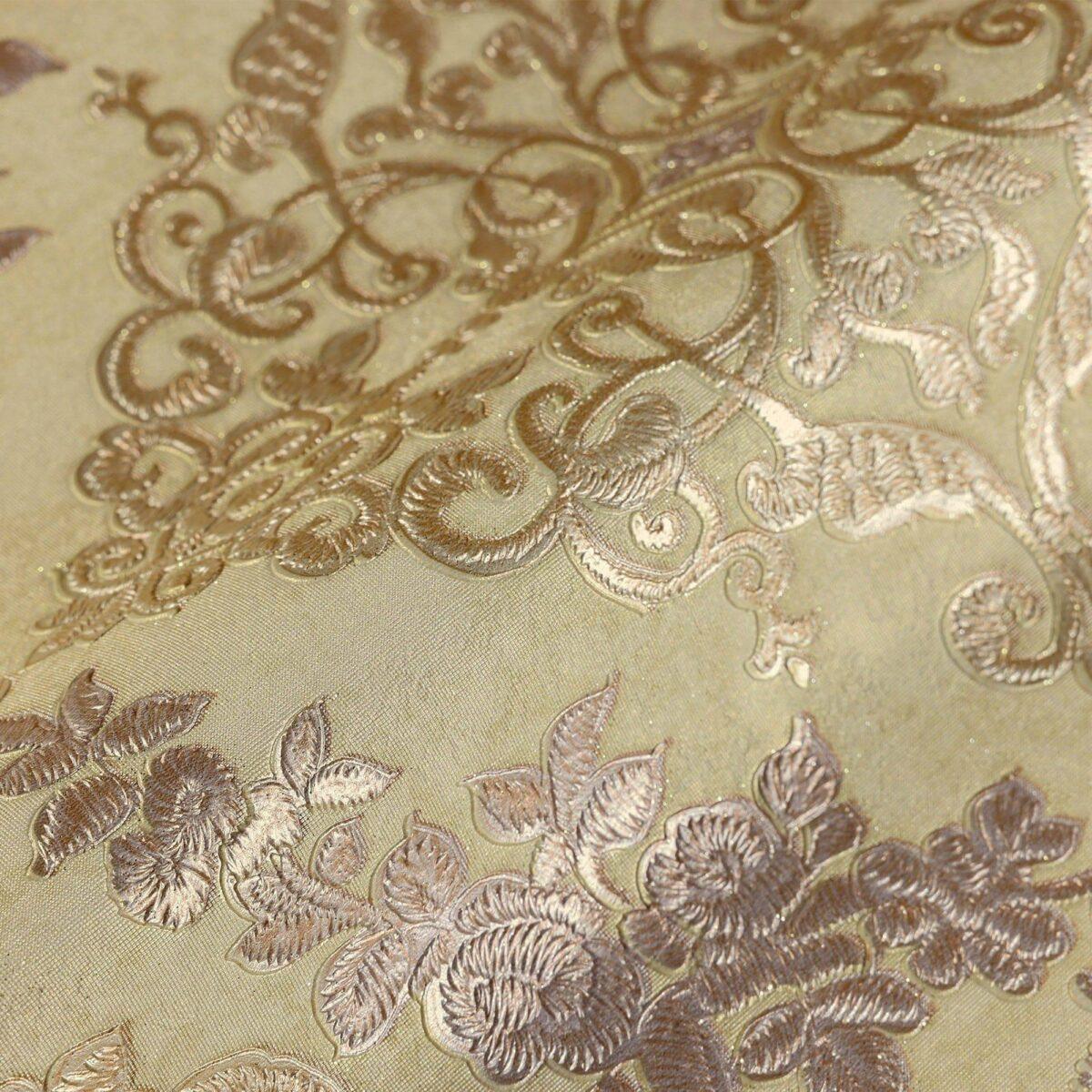 Damask Pattern Wallpaper Gold Yellow Code 6802-3 - Image 4