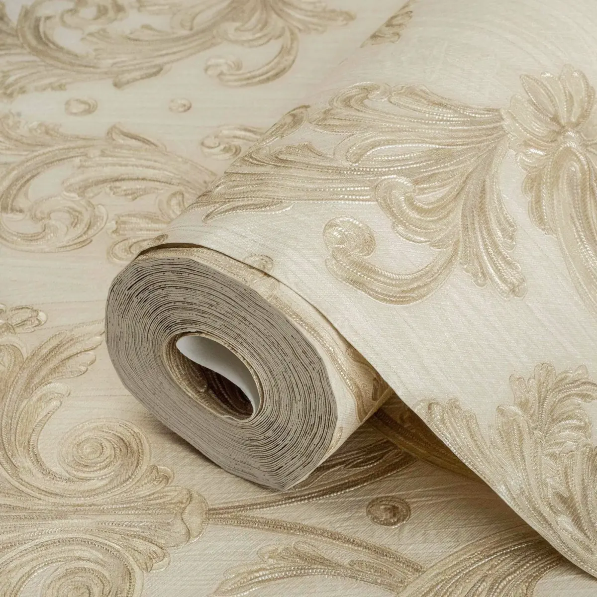 Damask Rich Ornament Wallpaper Light Cream Code 6808-1 - Image 1