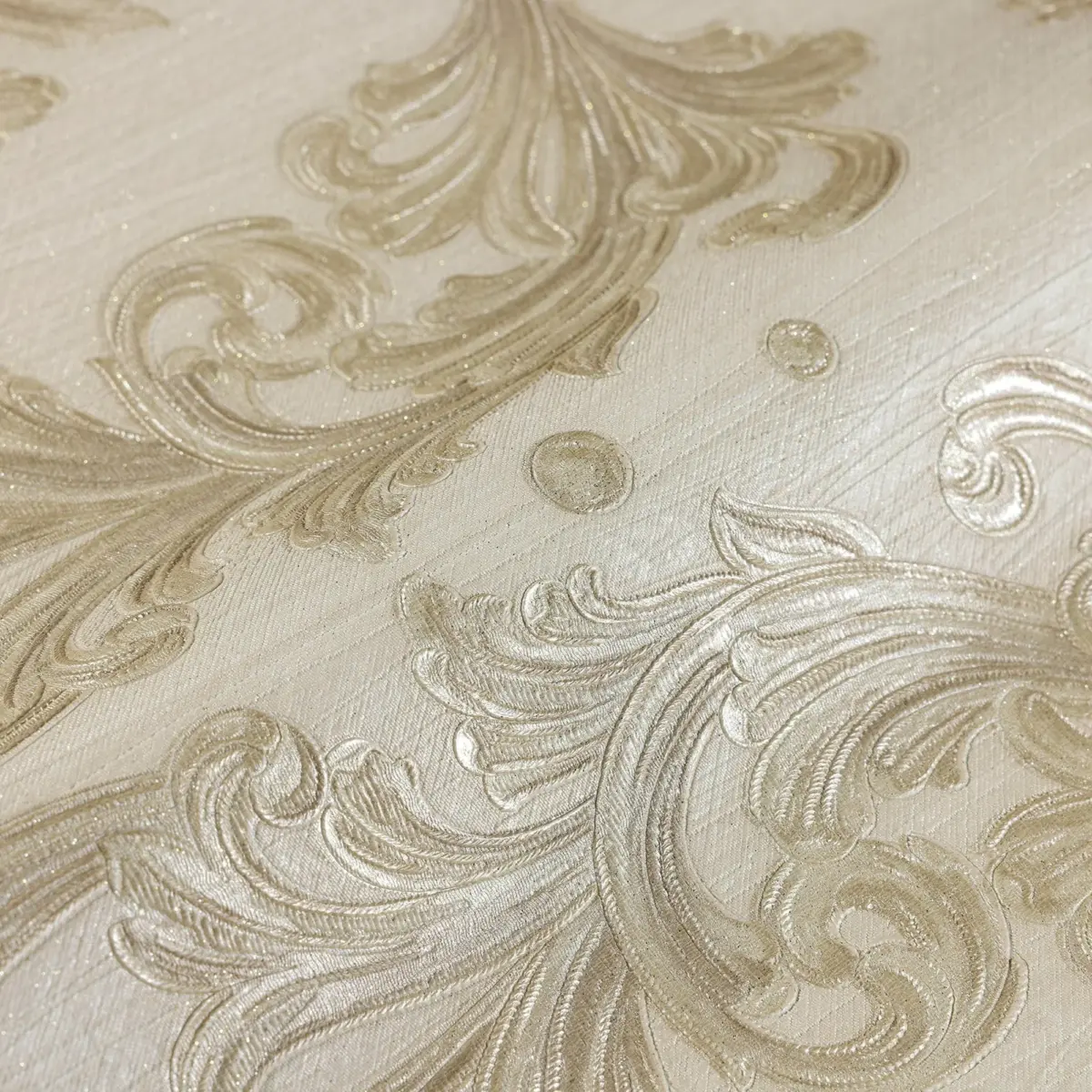 Damask Rich Ornament Wallpaper Light Cream Code 6808-1 - Image 4