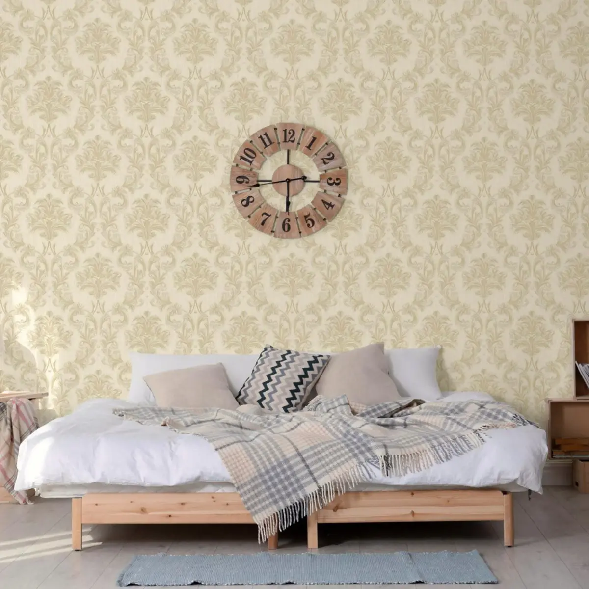 Damask Rich Ornament Wallpaper Light Cream Code 6808-1 - Image 5