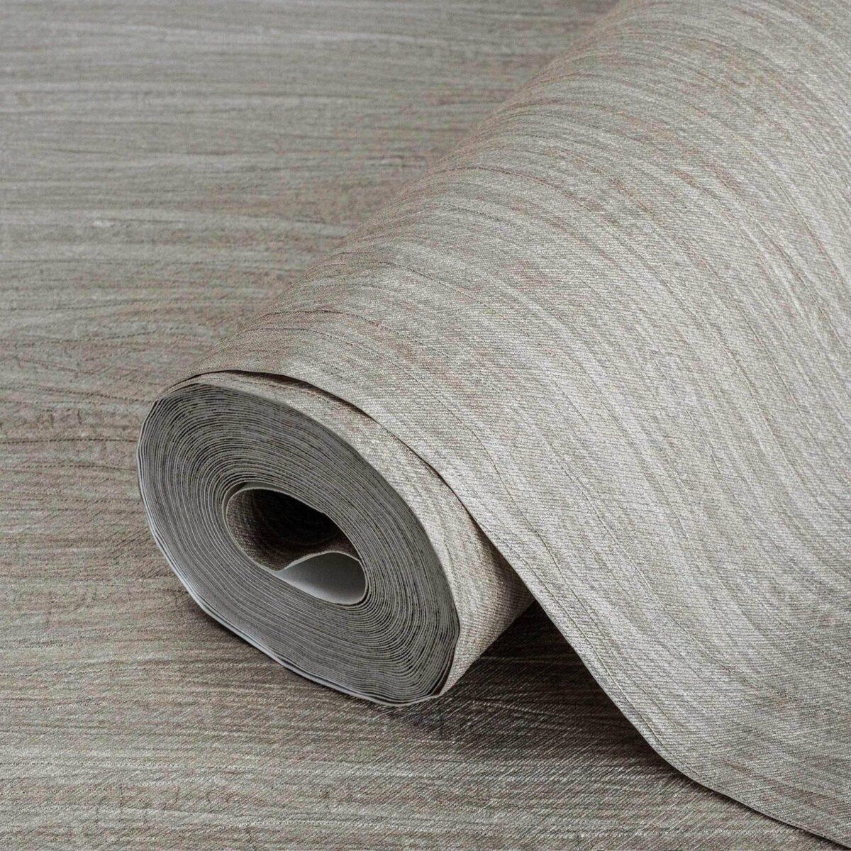 Textured Plain Wallpaper Beige Code 6807-3 - Image 1
