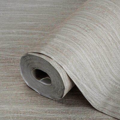 Textured Plain Wallpaper Beige Code 6807-3