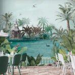 Sea and Trees Design MURAL WALLPAPER, Available in Various Paper Texture, Code A318. It is Produced as 105 CM WIDE ROLL PANELS. - Image 6