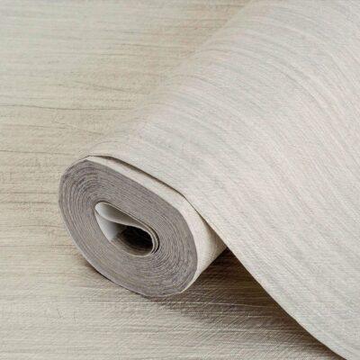 Textured Plain Wallpaper Silver Code 6807-5