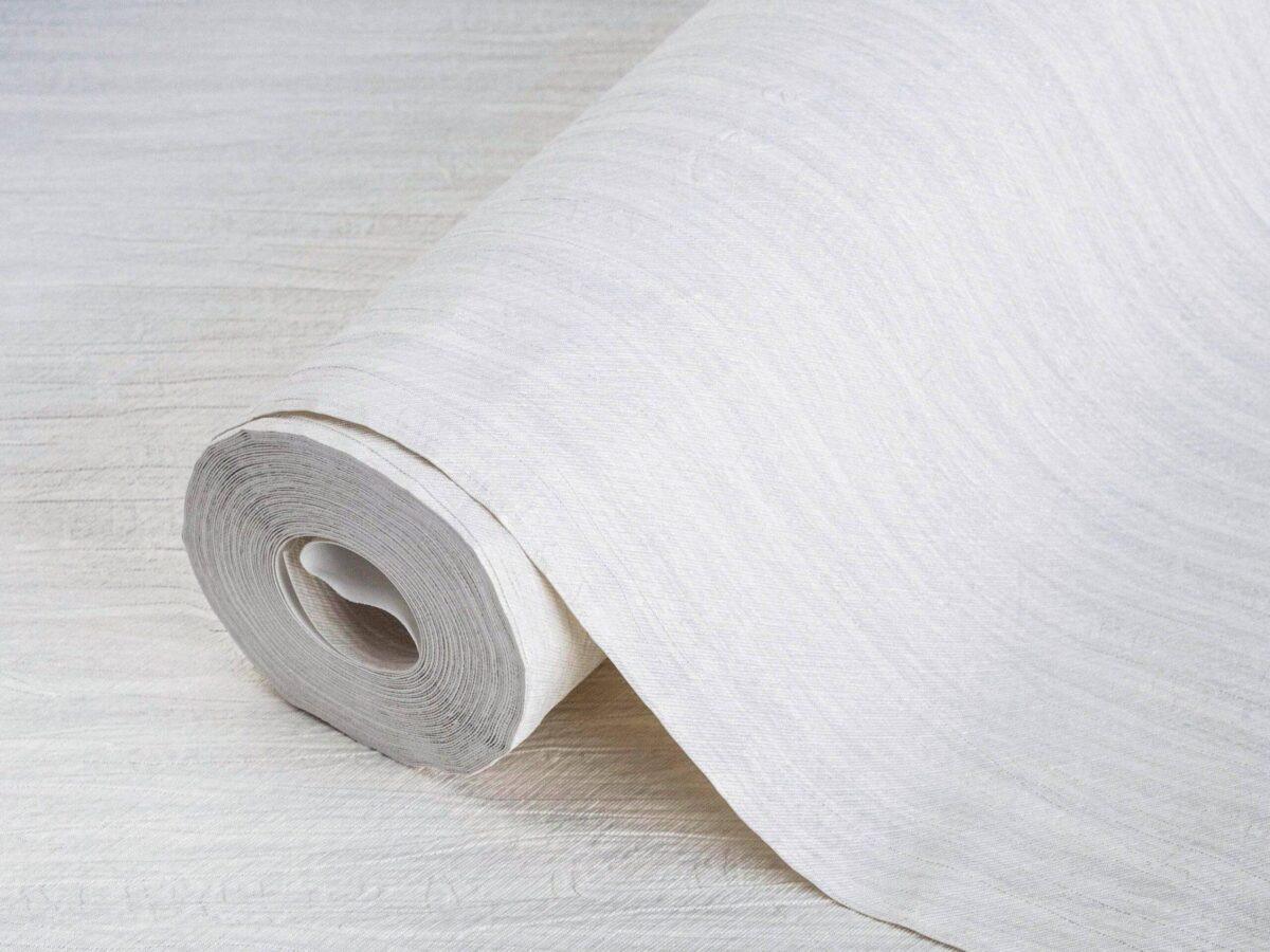 Textured Plain Wallpaper White Code 6807-6 - Image 1