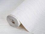 Textured Plain Wallpaper White Code 6807-6