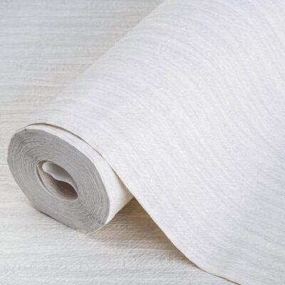 Textured Plain Wallpaper White Code 6807-6