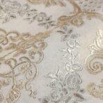 Damask Pattern Wallpaper Beige Clear Gray Code 6802-1 - Image 3