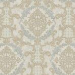 Damask Pattern Wallpaper Beige Clear Gray Code 6802-1 - Image 5