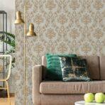 Damask Rich Ornament Wallpaper Brown Beige Code 6808-3 - Image 6