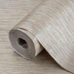 Textured Plain Wallpaper Beige Code 6801-4