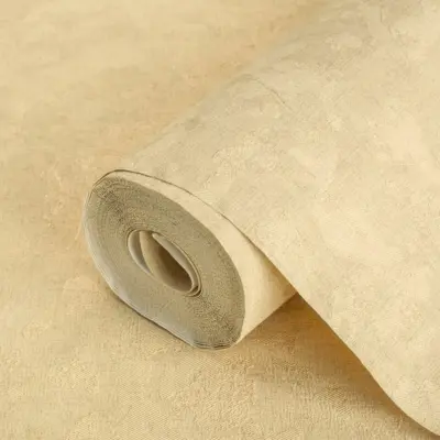 Plain Textures Wallpaper Light Beige Code 5805-1