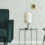 Damask Rich Ornament Wallpaper Faded Beige Code 6808-6 - Image 2
