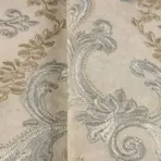 Damask Pattern Wallpaper Light Beige Code 6802-2 - Image 3