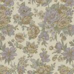 Blooming Roses Floral Pattern Wallpaper Beige Light Blue Code 5806-3 - Image 5