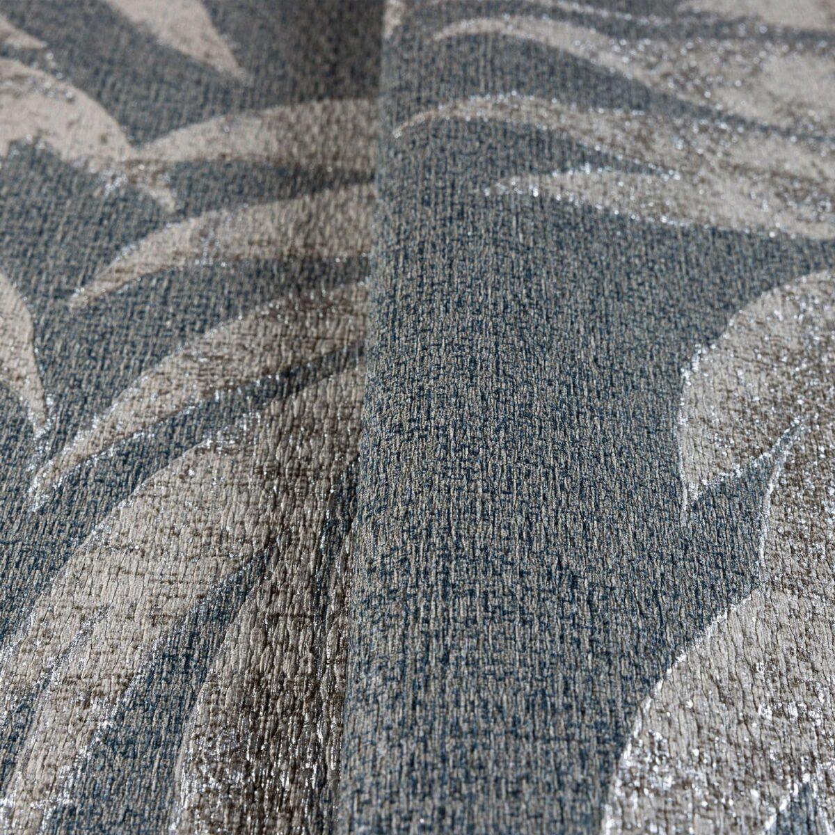 Leaf Pattern Wallpaper Charcoal Code 1012-4 - Image 3