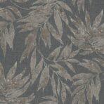 Leaf Pattern Wallpaper Charcoal Code 1012-4 - Image 5