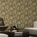 Leaf Pattern Wallpaper Green Code 1012-3 - Image 2