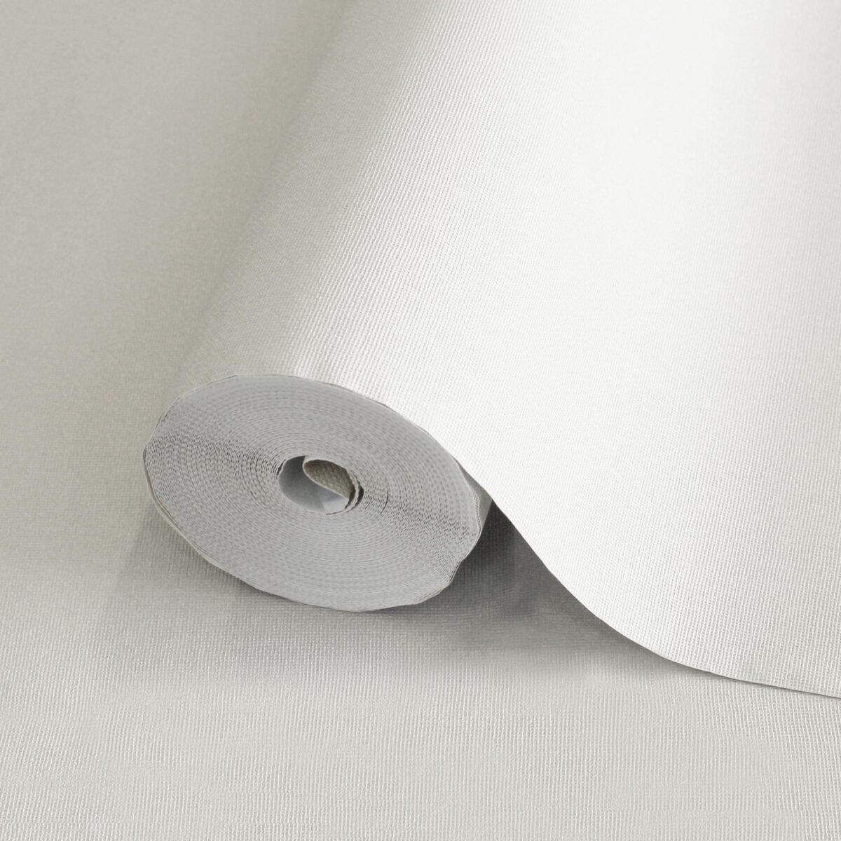 *Modern Plain Pattern Wallpaper, Colour White  Code 24203-1 - Image 1
