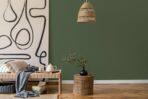 *Modern Plain Pattern Wallpaper, Colour Dark Green Code 24203-10 - Image 4