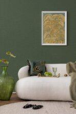 *Modern Plain Pattern Wallpaper, Colour Dark Green Code 24203-10 - Image 2