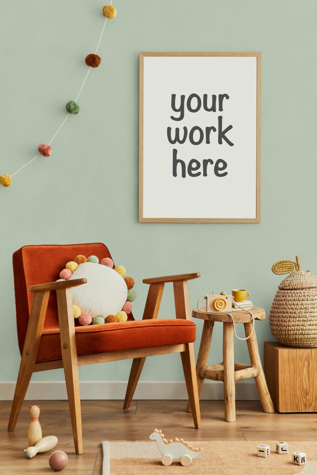 *Modern Plain Pattern Wallpaper, Colour Bayberry Green Code 24203-7 - Image 4