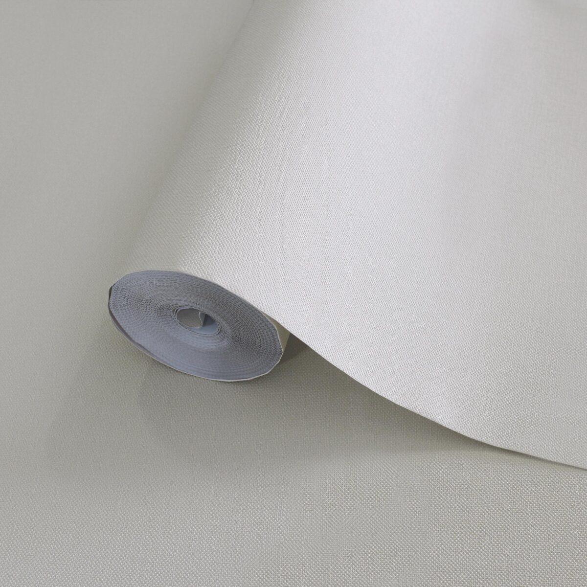 Modern Plain Pattern Wallpaper, Colour White Code 24204-1 - Image 1