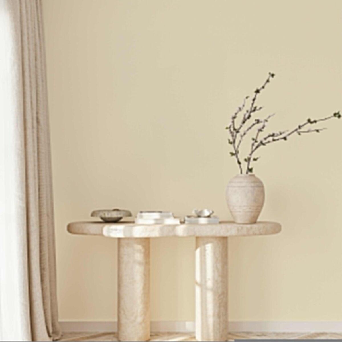 *Modern Plain Pattern Wallpaper, Colour light Cream Code 24204-2 - Image 2