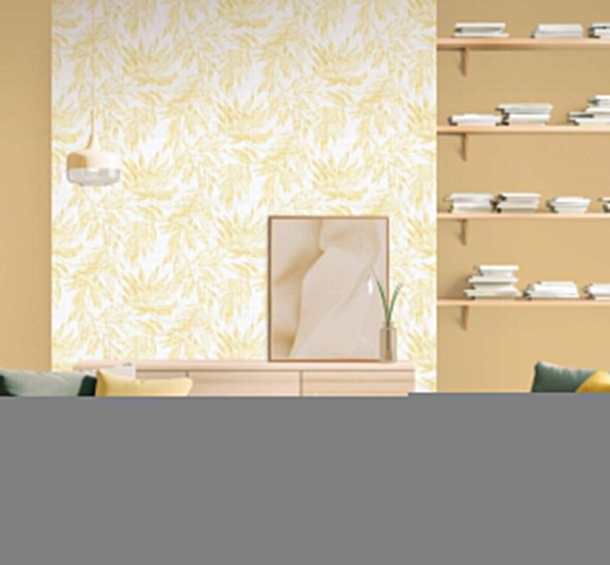 *Modern Plain Pattern Wallpaper, Colour Dark Cream Code 24204-4 - Image 2