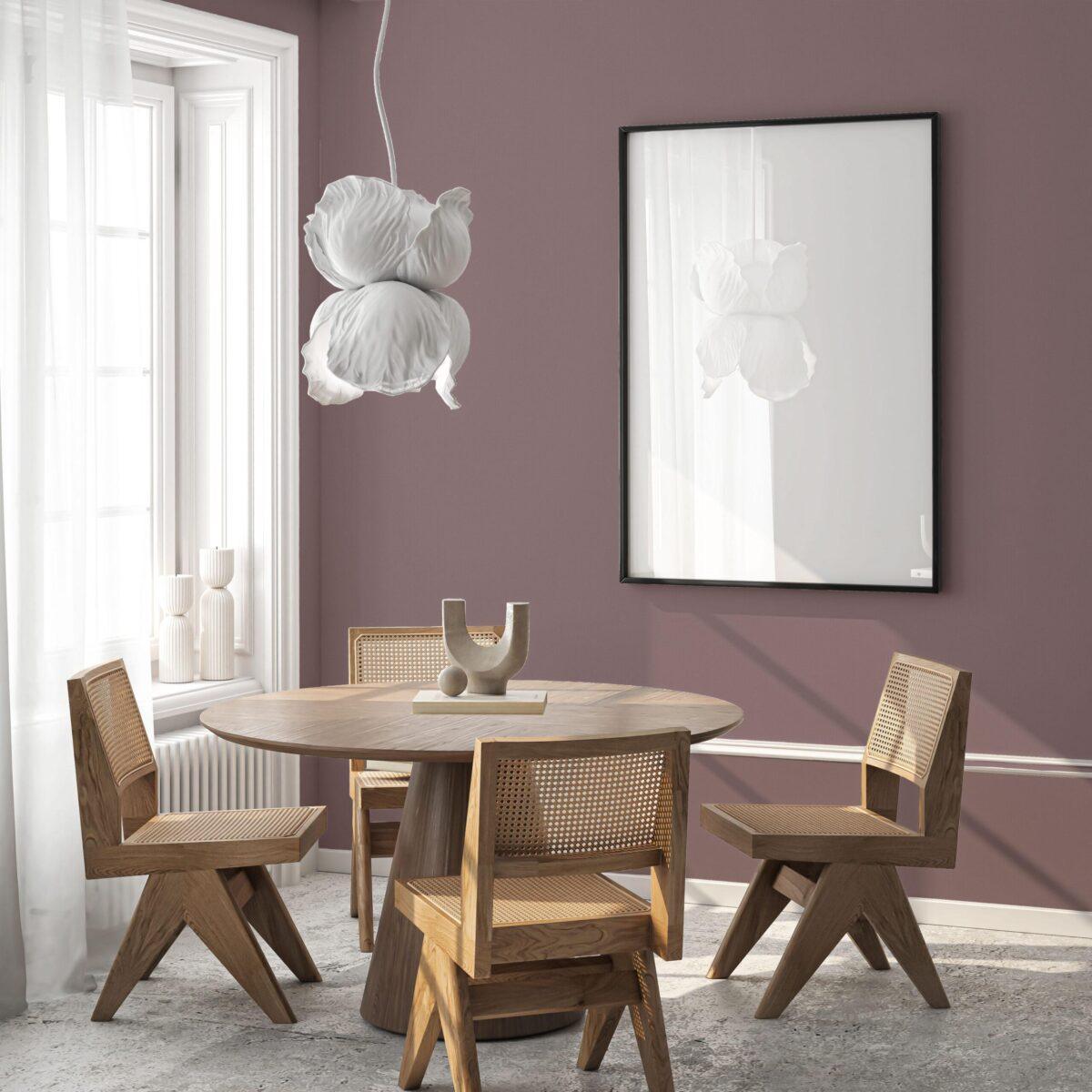 *Modern Plain Pattern Wallpaper, Colour Rosy Pink Code 24204-7 - Image 4